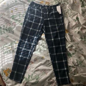 BRAND NEW Plaid Tobi Pants! (Size S)